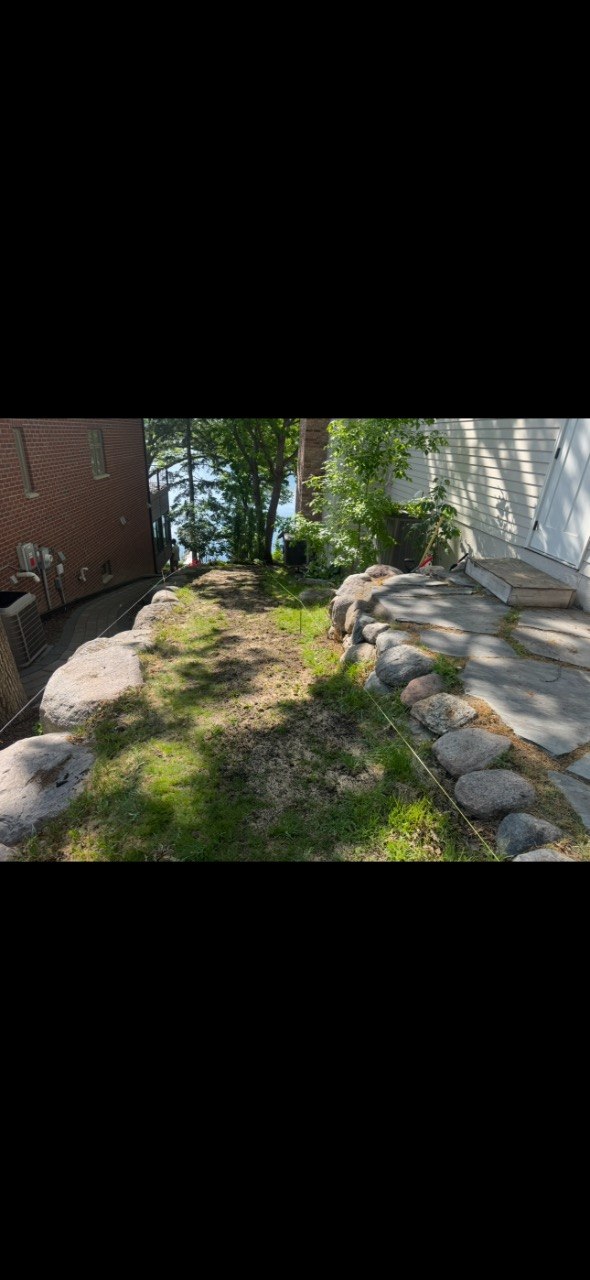 Lakeside path before